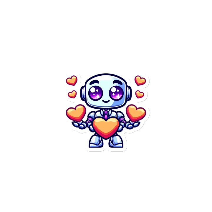 Heartfelt Robot Magnets product image (1)