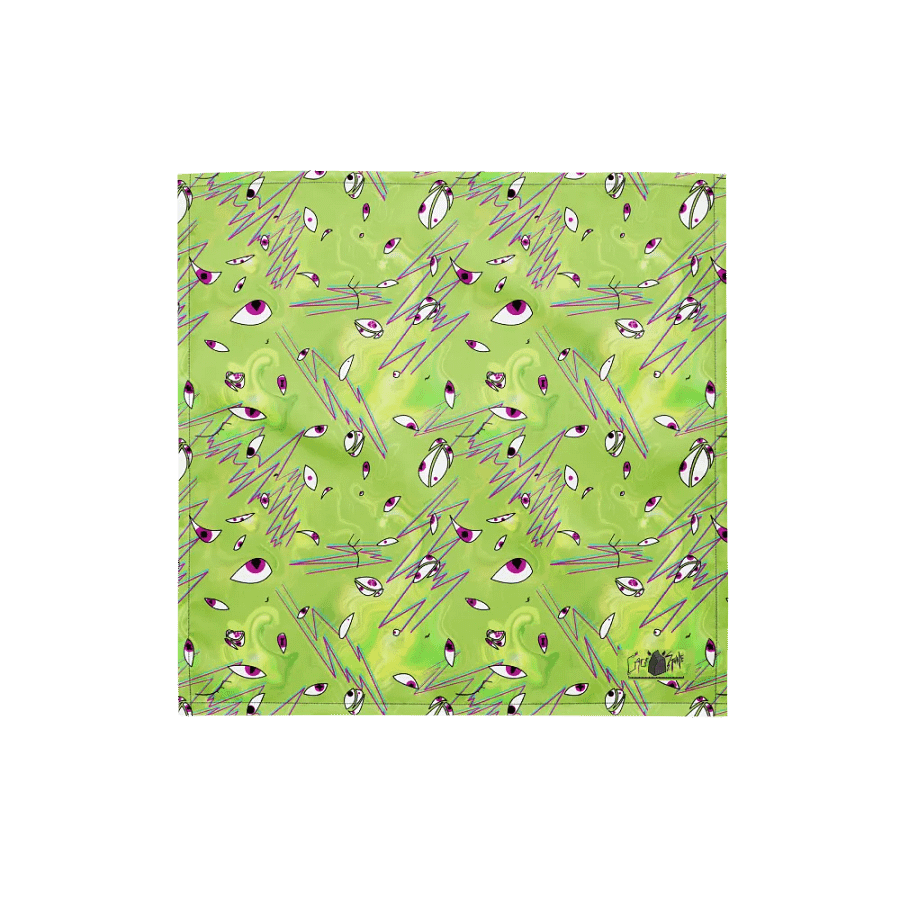 Eyes and Lightning Magic Bandana product image (1)