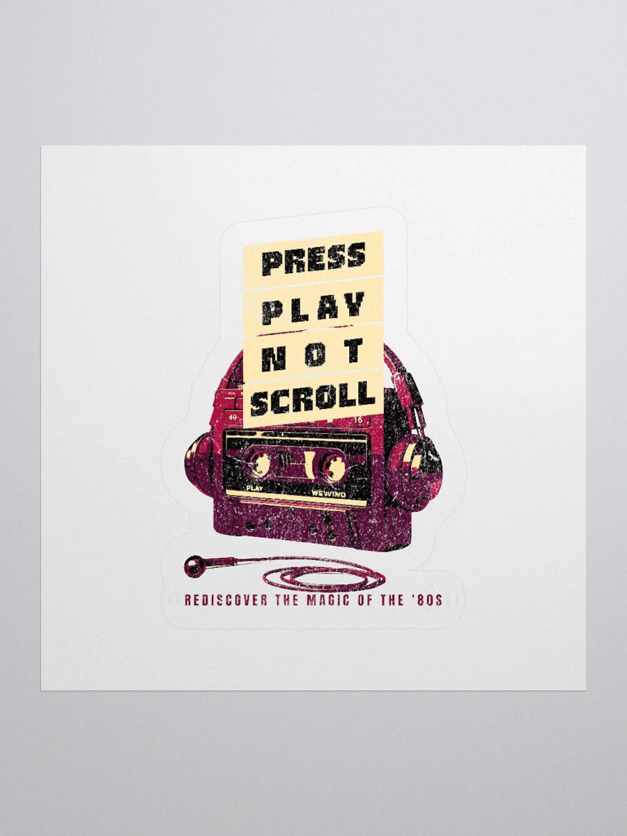 Press Play Not Scroll product image (2)