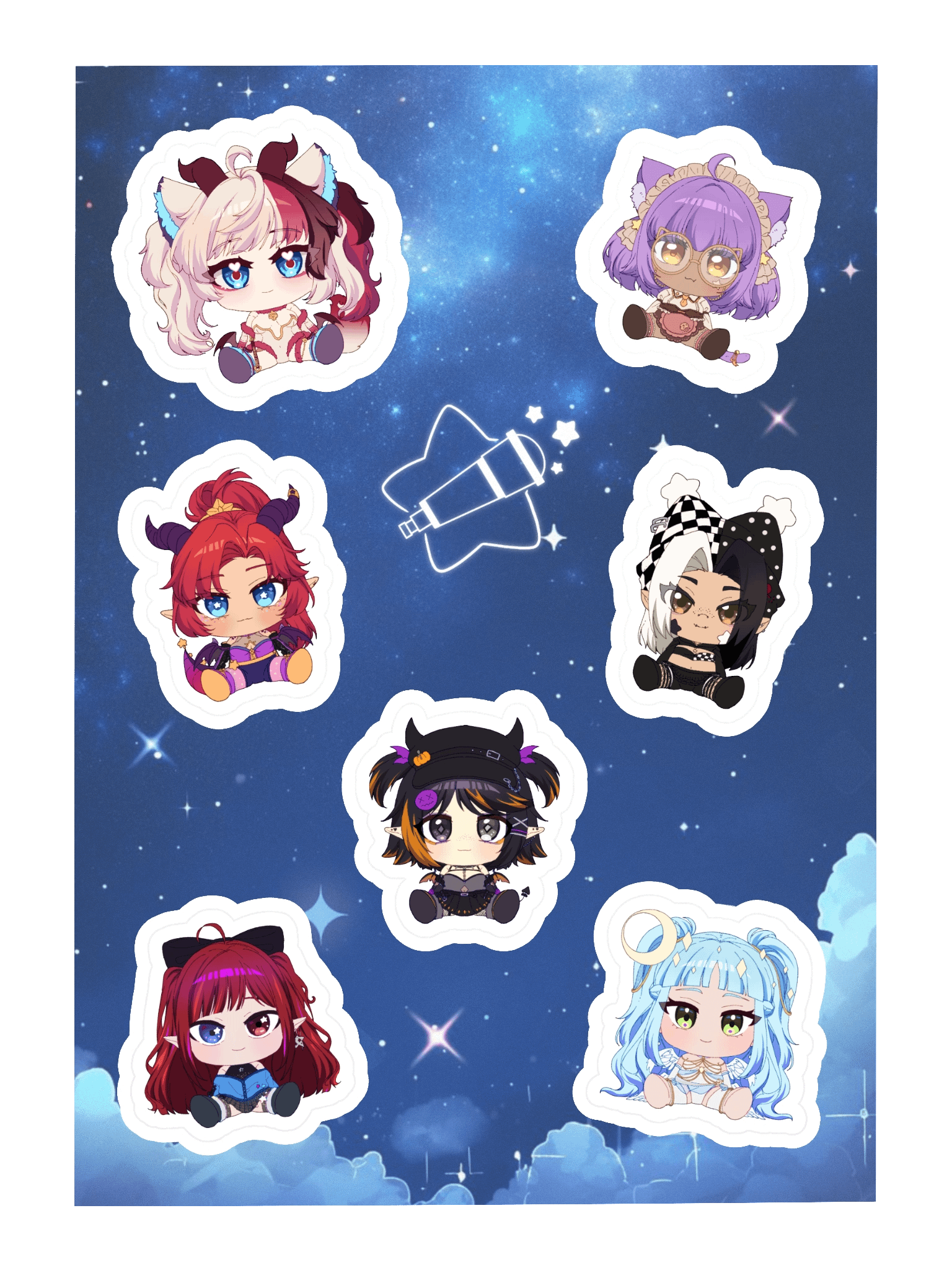 StarGazer Group Sticker Sheet product image (3)