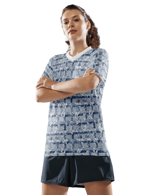 Blue Rainforest | Recycled Unisex Sports Jersey product image (3)