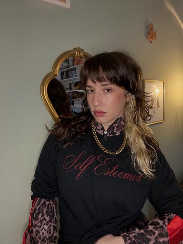 Not asking anyone else other than the mirror behind just like Snow White step mom