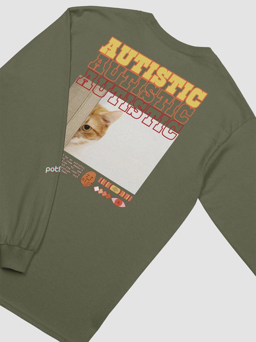 AUTISTIC CAT long sleeve tee product image (24)