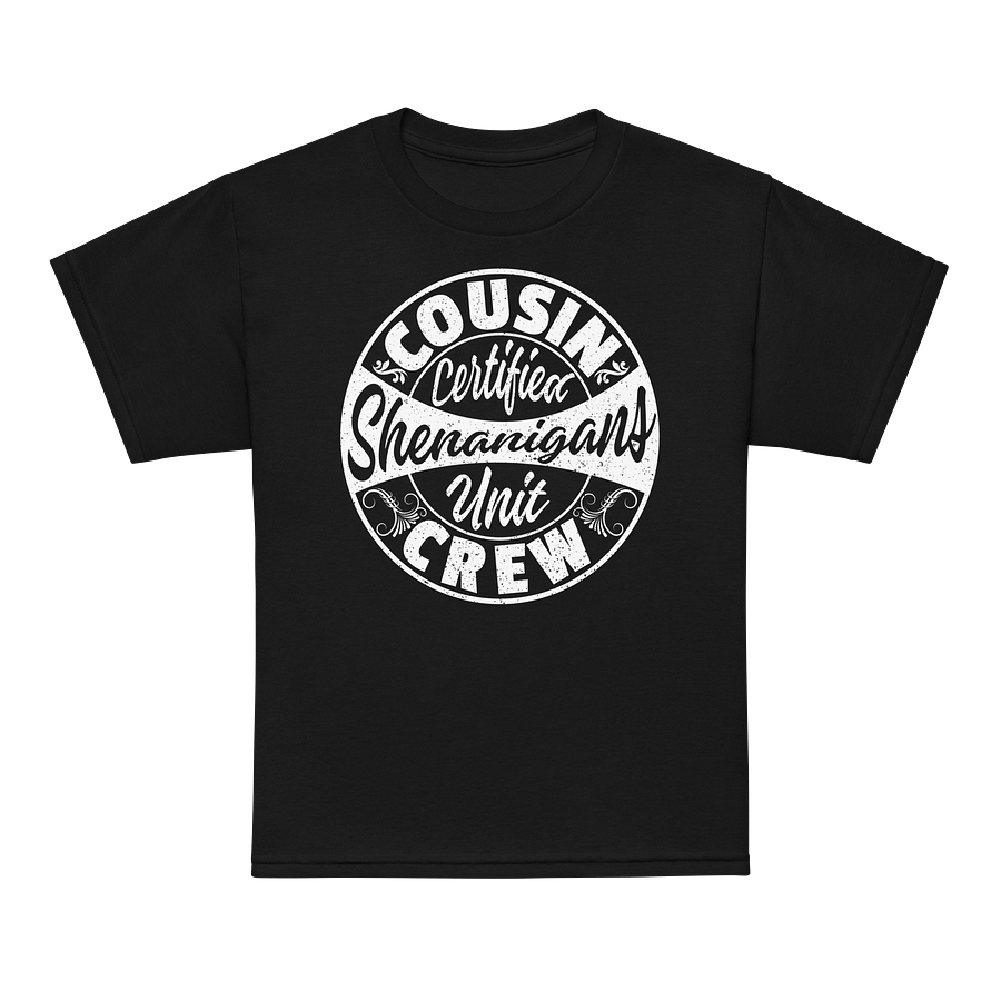"Cousin Crew" Youth T-Shirt (Dark) product image (7)