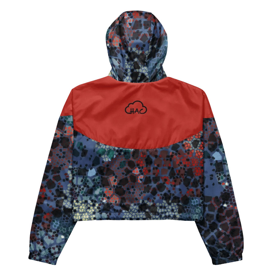 Stained glass Women's Cropped Windbreaker product image (4)