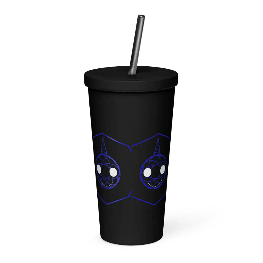 narwhal labs black steel water cup product image (2)