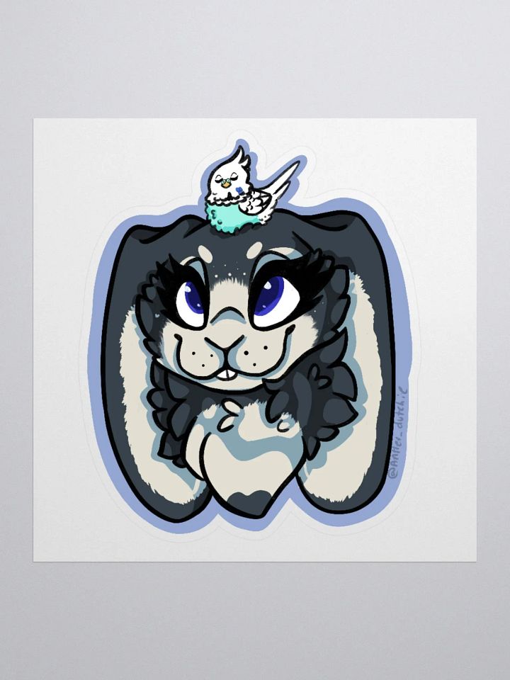 Luna with a birb product image (2)