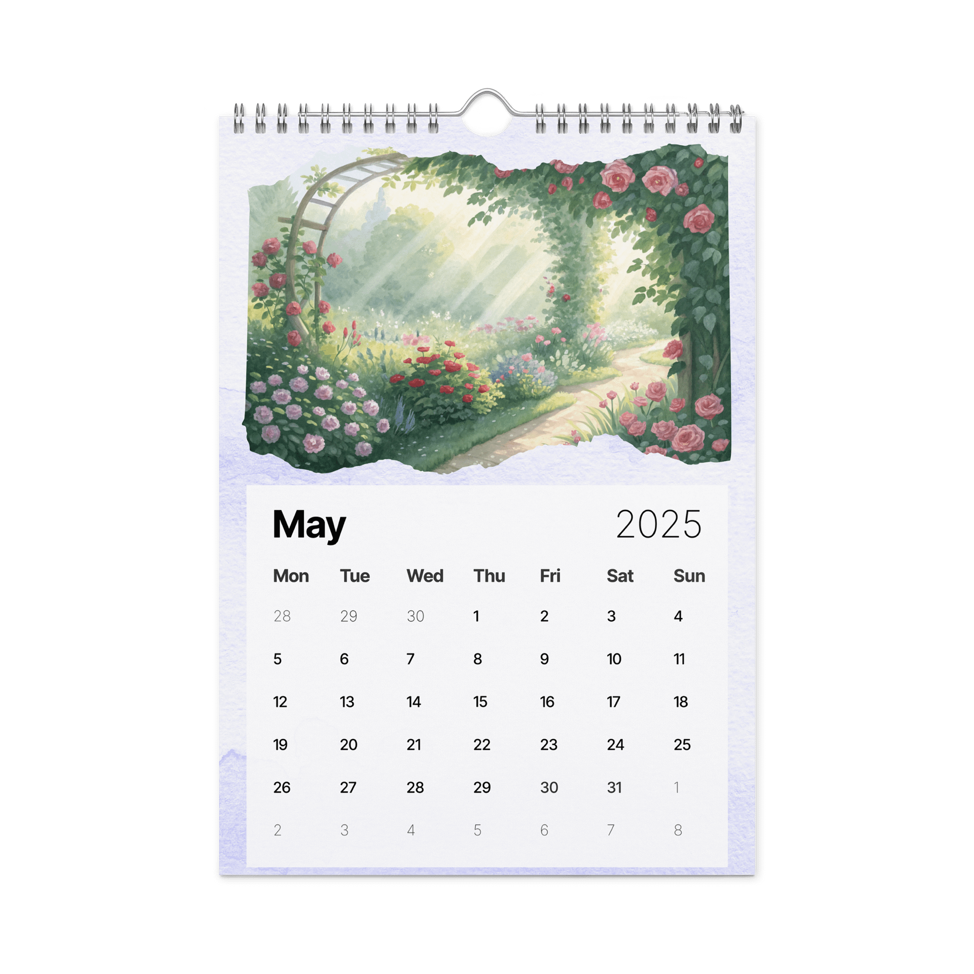 WATERCOLOR SEASONAL SCENES WALL CALENDAR 2026 product image (10)