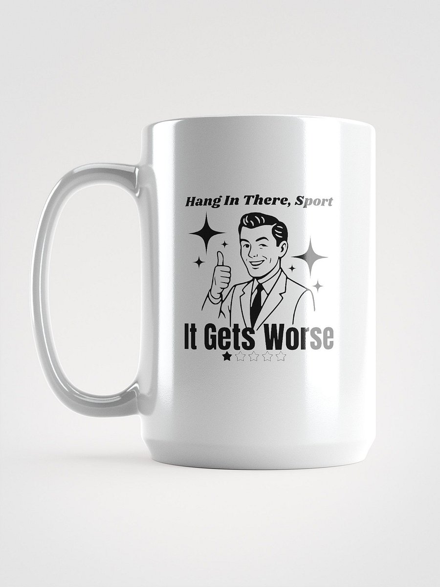 Hang in There, Sport – 1-Star Review Mug – Dark Humor Gildan Heavyweight Tee product image (6)