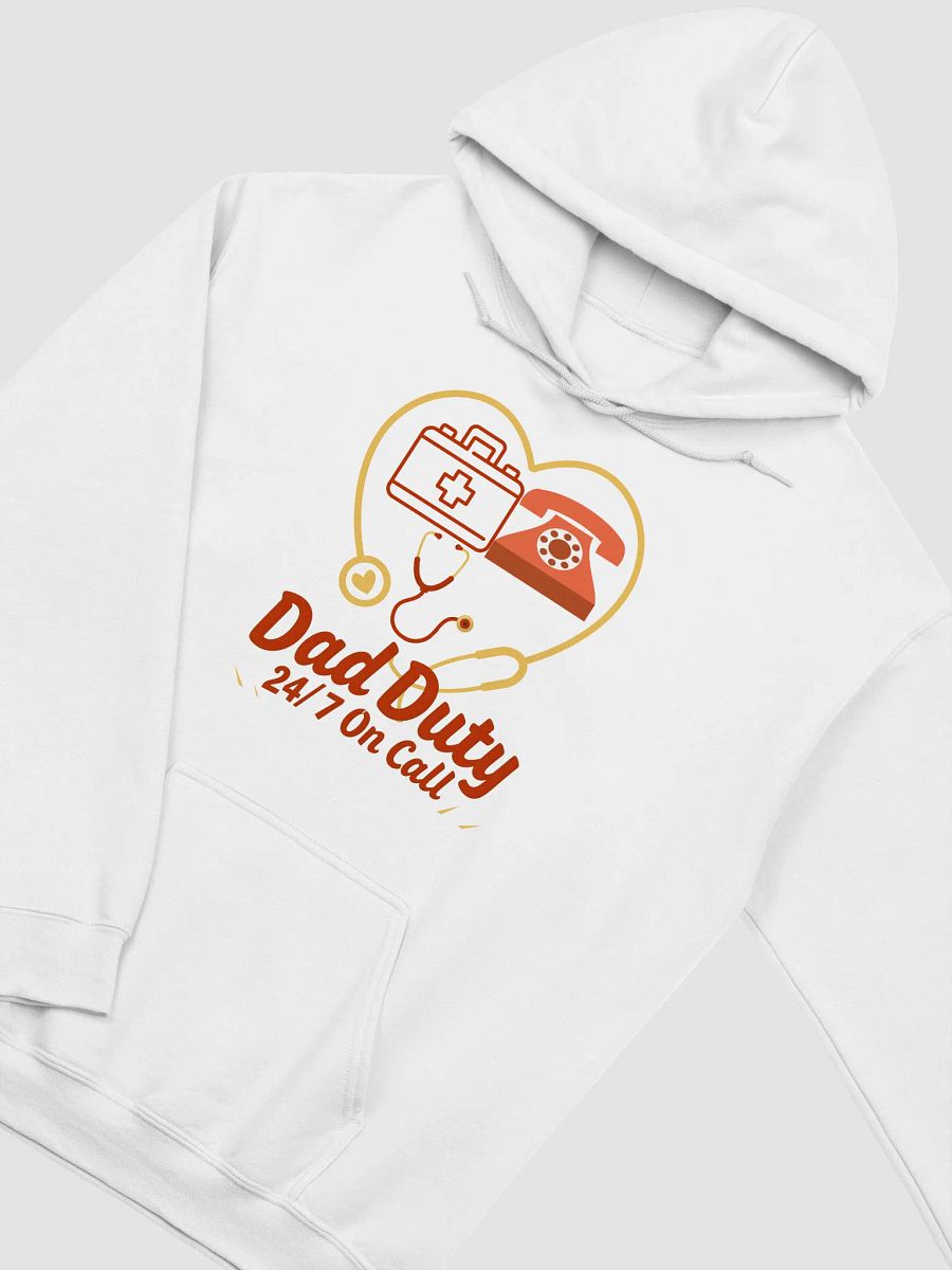 On Call Dad Duty Heart Outline Hoodie product image (27)