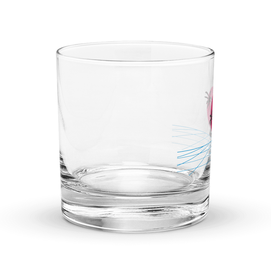 Retro Sunset Palm Trees Rocks Glass product image (3)