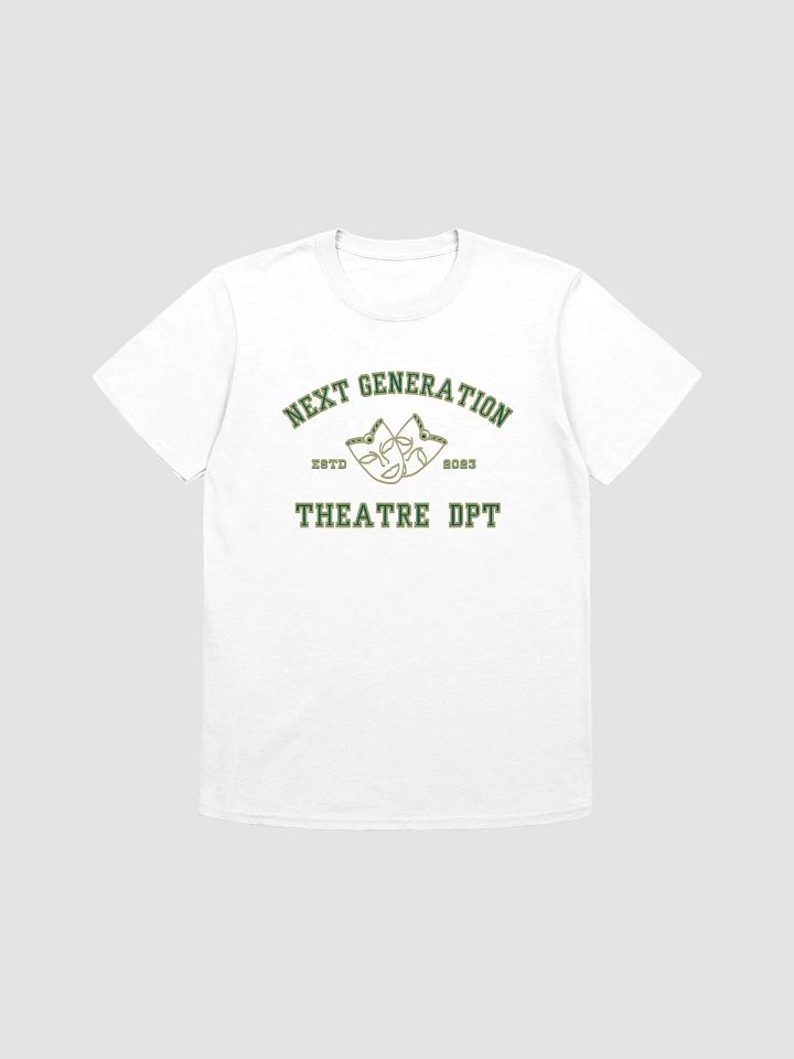 White Next Gen Theatre Dpt. T-Shirt product image (1)