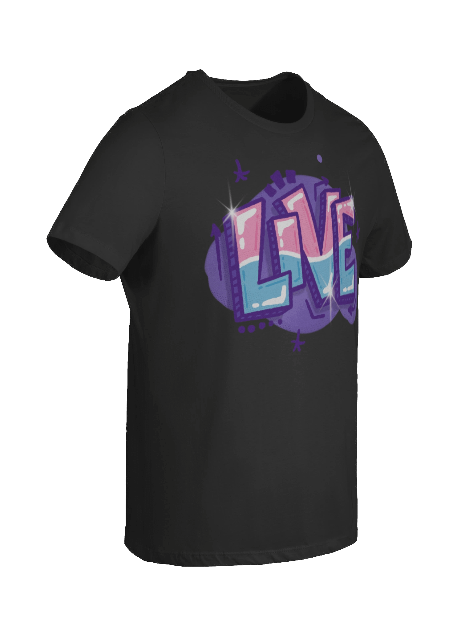 "LIVE" - Kawaiifiti Style - Women's Relaxed-fit T-Shirt (Dark) product image (15)