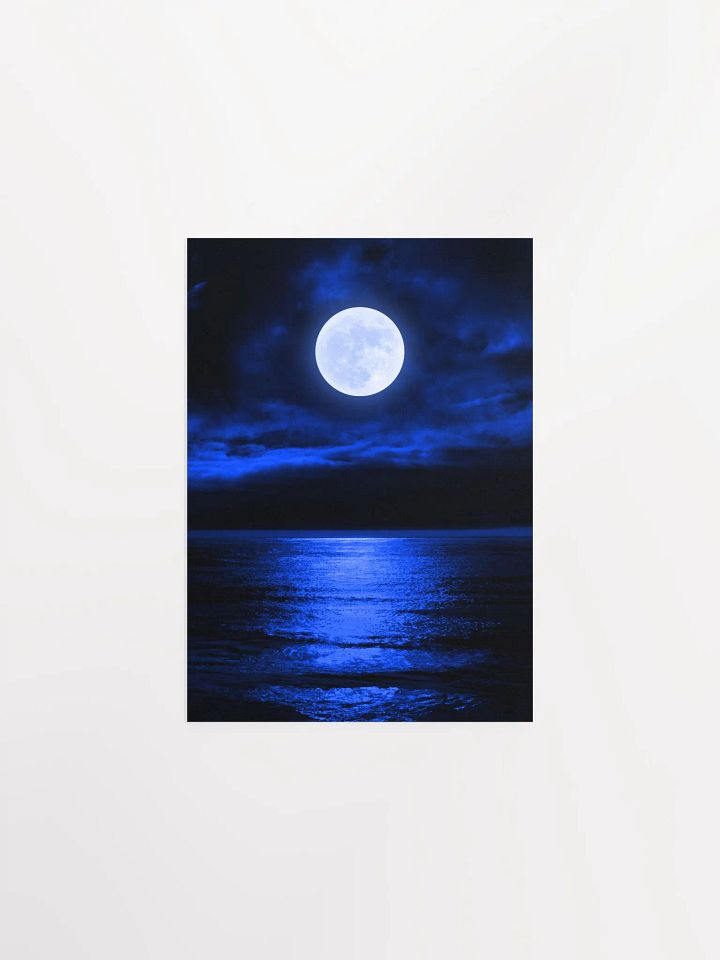 Blue Moonlight Sonata Poster product image (1)