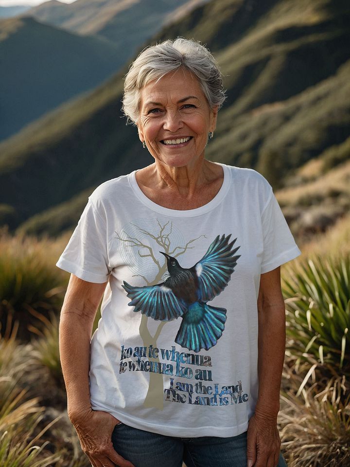 Unisex Tui in Flight - ko au te whenua Decolonisation Aotearoa Tee product image (1)