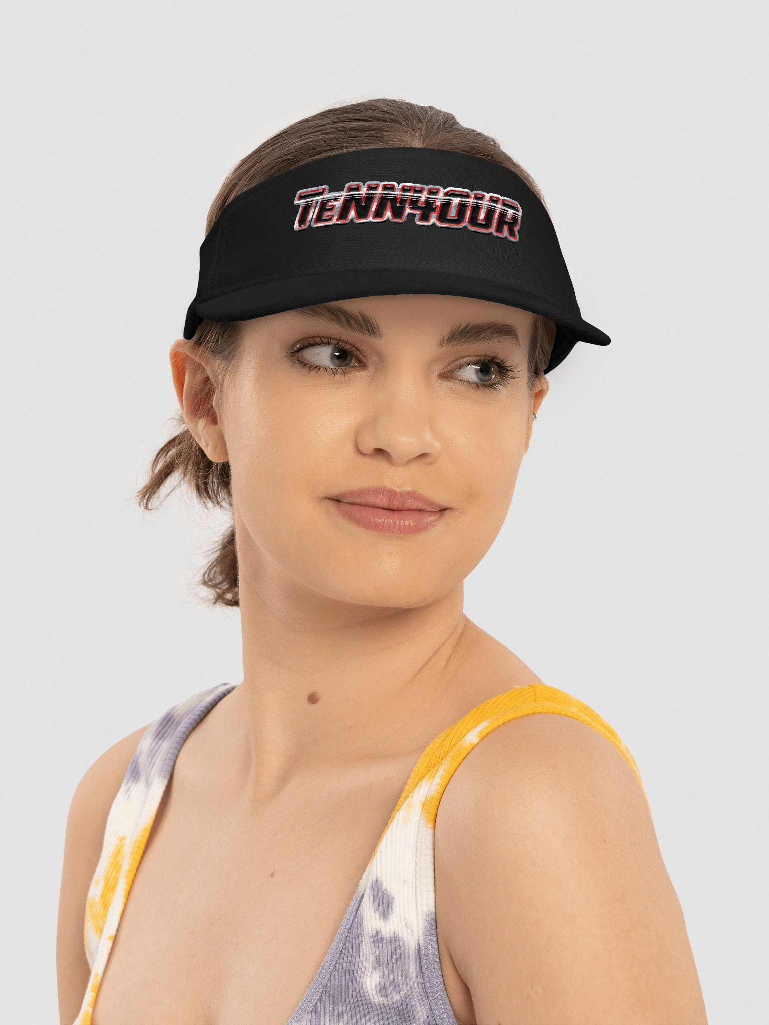TeNN4OUR Logo (Red) Flexfit Visor product image (12)