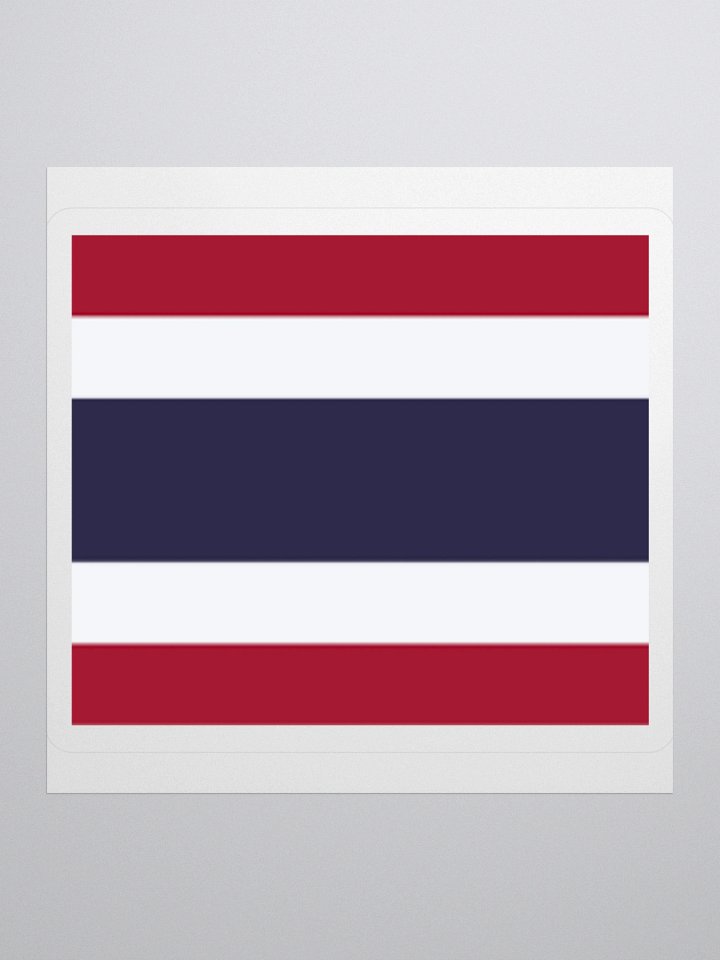 Thailand Flag Sticker - Premium Vinyl Design for National Pride product image (3)