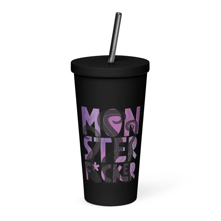 Monster F*cker Insulated Tumbler (Mauve - Censored) product image (1)