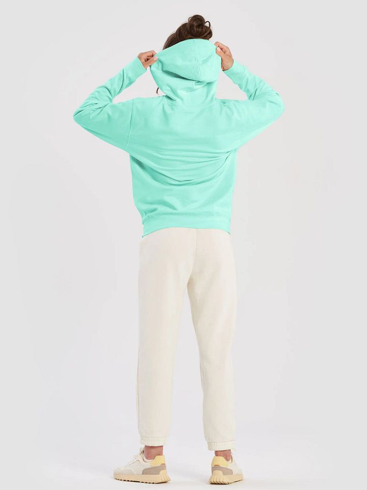 Teal Savage logo hoodie product image (1)