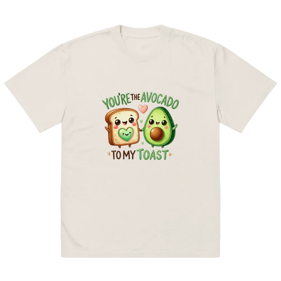 Avocado to My Toast - Word Pun Oversized Tee product image (14)
