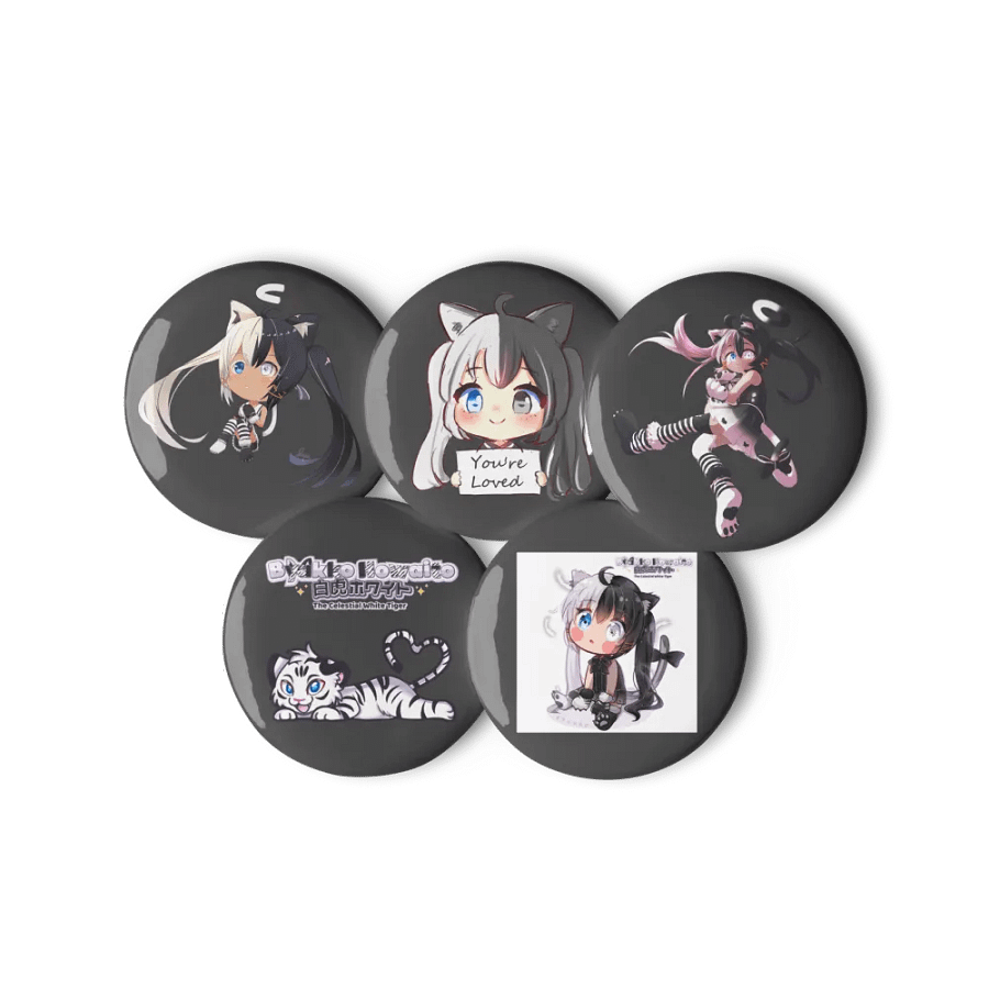 Pin Button - Limited Edition Collection #1 (Black) product image (6)