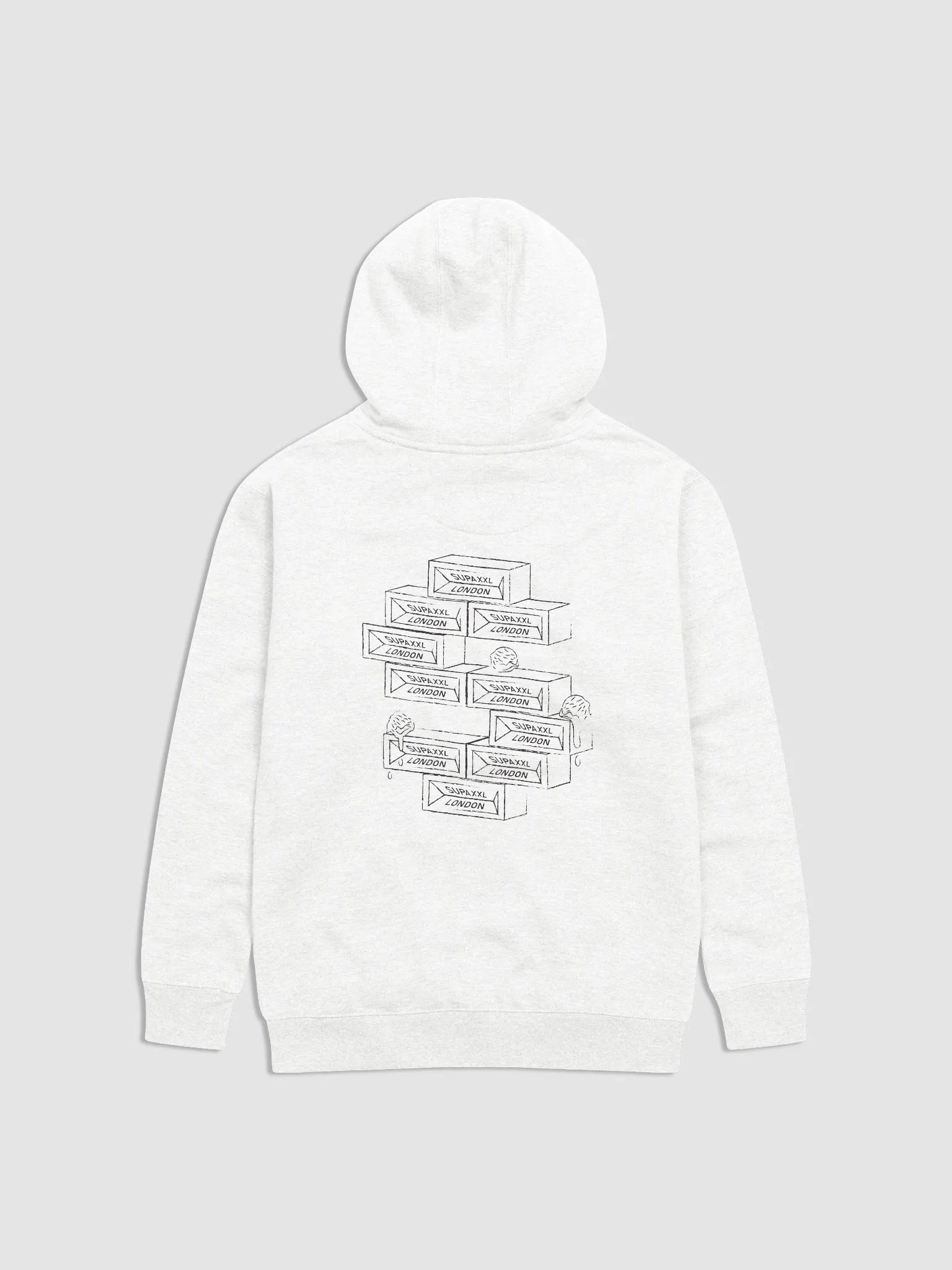 Supa Brick Wall Design Hoodie product image (1)