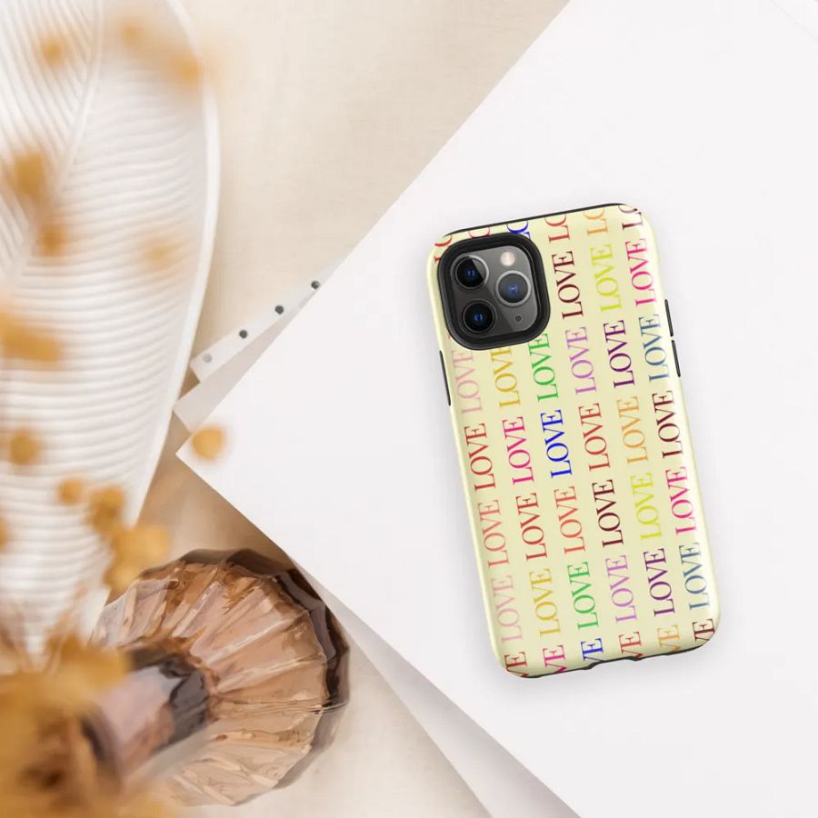 Love Grid Tough Case for iPhone® product image (30)