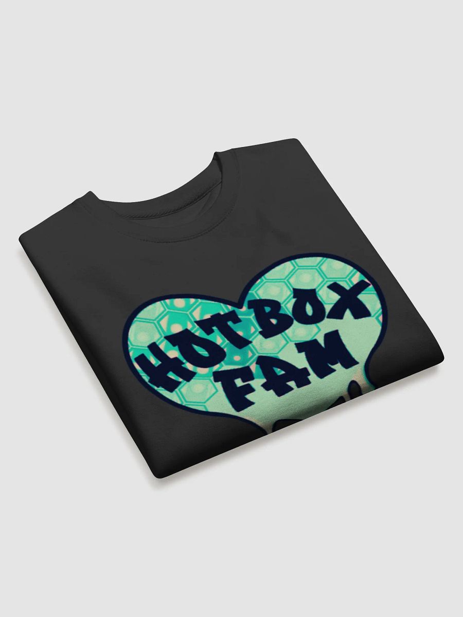 UNISEX HOT BOX FAM MINT GREEN HONEY COMB LOGO SWEAT SHIRT product image (21)