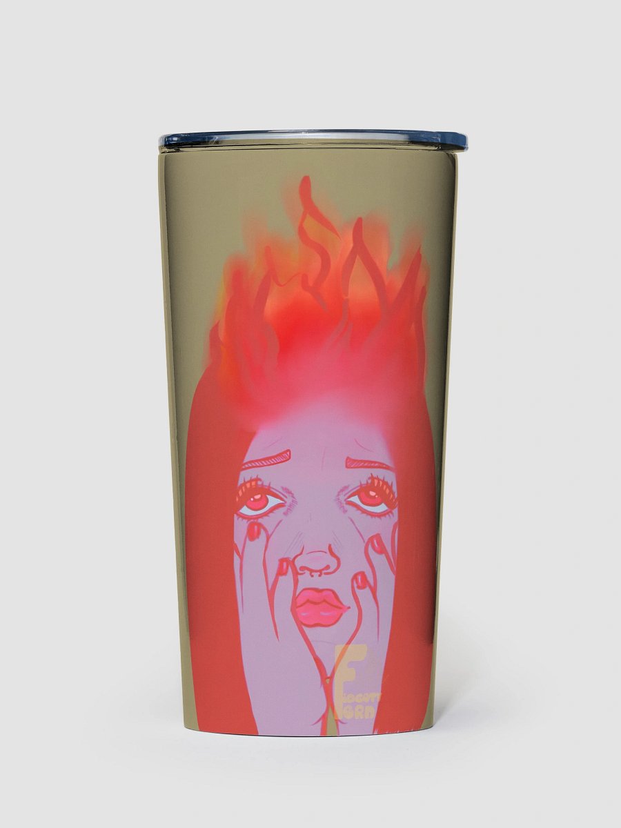 "Up in Flames" Stainless Steel Tumbler product image (1)