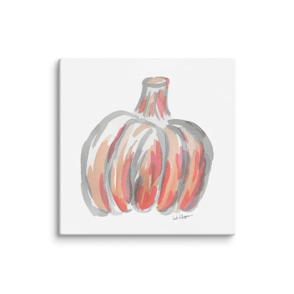 Watercolor Pumpkin Canvas Print 2 product image (1)