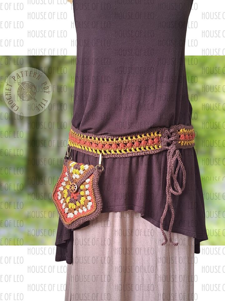 Rowan Pocket Belt Crochet Pattern product image (2)