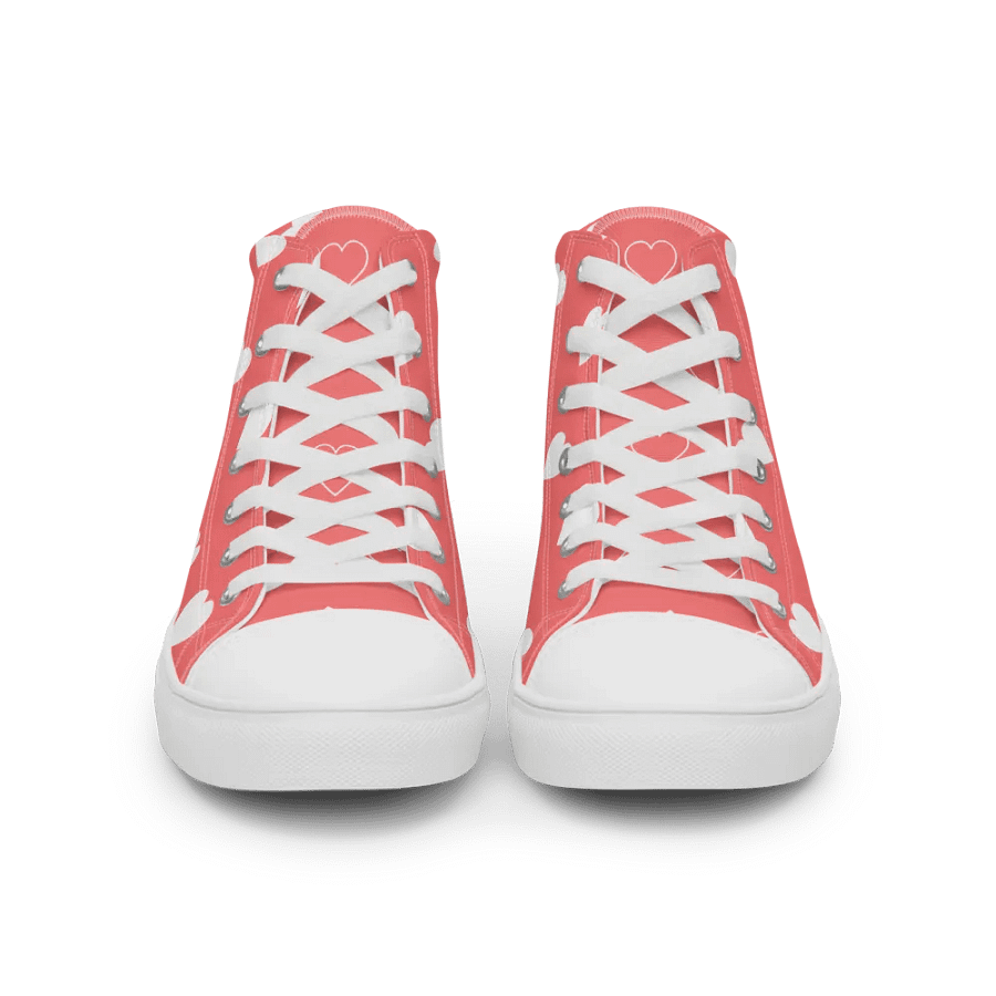 Lingling Kwong Valentine High Top Shoes (Pale Red) product image (15)