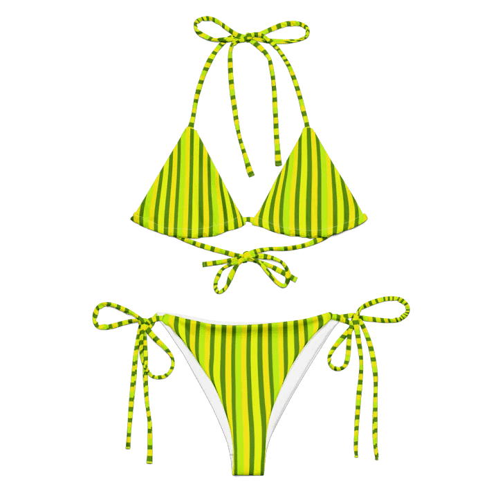 Reclaimed Key Lime Harmony String Bikini product image (2)