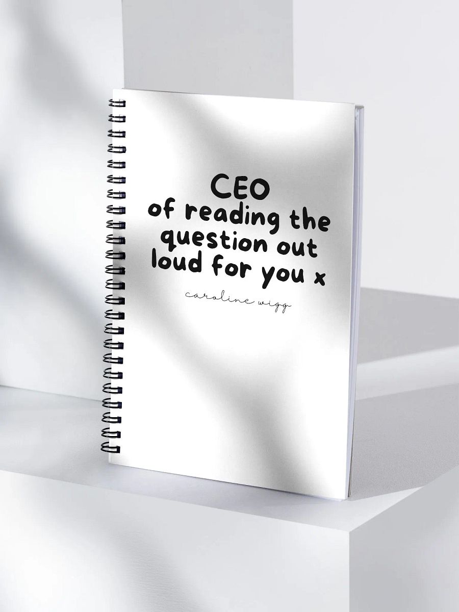 Reading The Question Aloud Notebook product image (4)