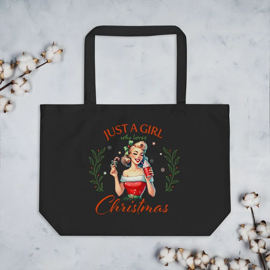 Just A Girl Who Loves Christmas Tote product image (3)