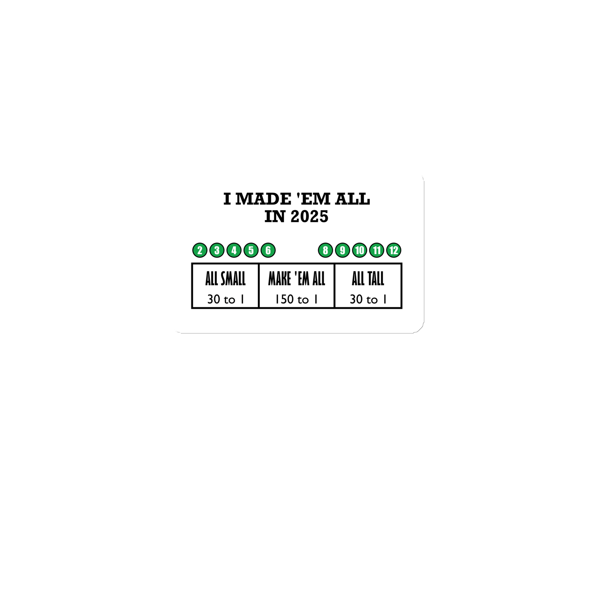 Made 'Em All (Magnet) product image (1)