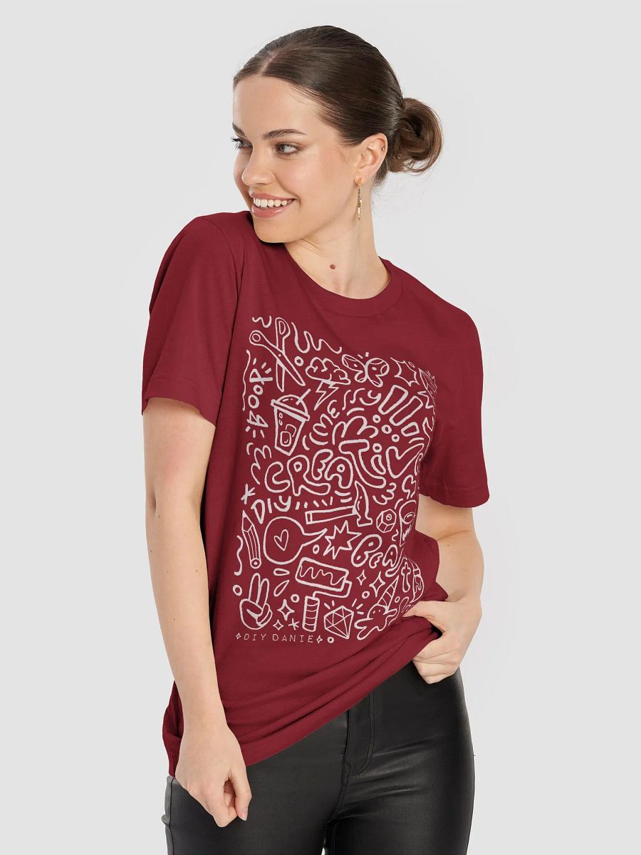 CREATIVE CHAOS T-Shirt - White txt product image (80)