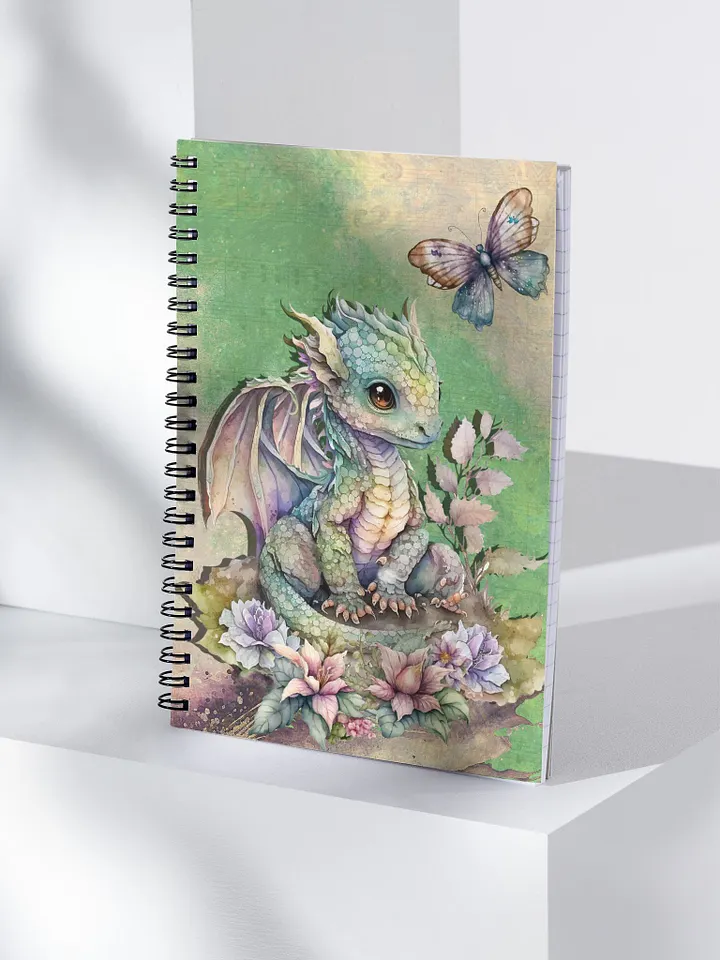 Magical Dragon Butterfly Notebook Watercolor product image (1)