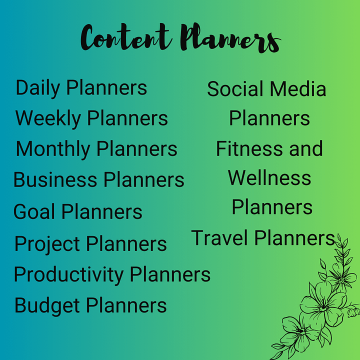 Bundle of Printable Planners product image (2)