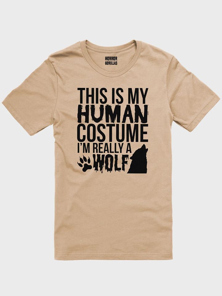 This Is My Human Costume I'm Really A Wolf Funny Halloween T-Shirt product image (6)