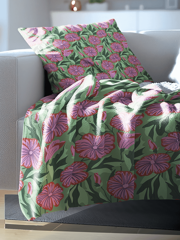 Flower Power Hour | Throw Blanket product image (2)