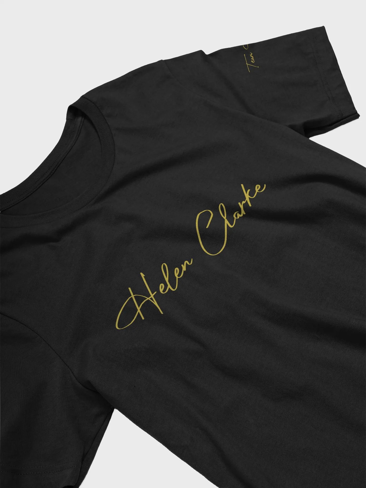 Gold LTD Edition Team Helen Clarke Exclusive T-shirt Members Only product image (3)