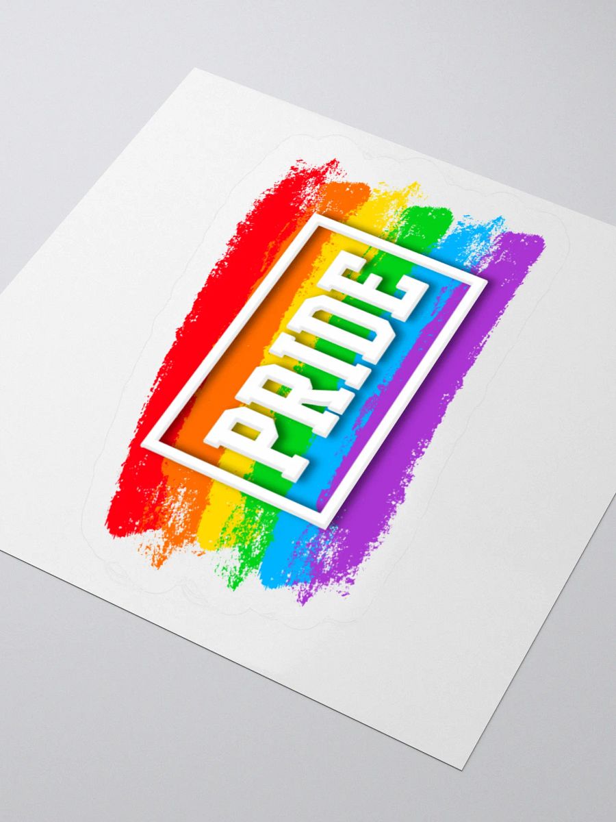 Rainbow Pride Kiss Cut Stickers product image (3)