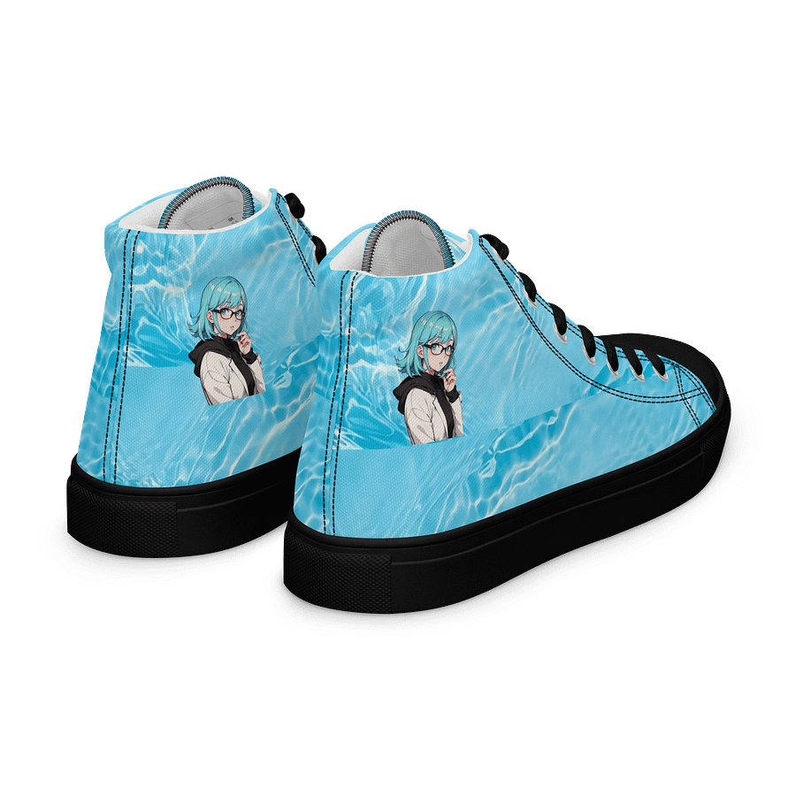 (Aqua WAIFU) K Women's High Top Canvas Shoes product image (7)