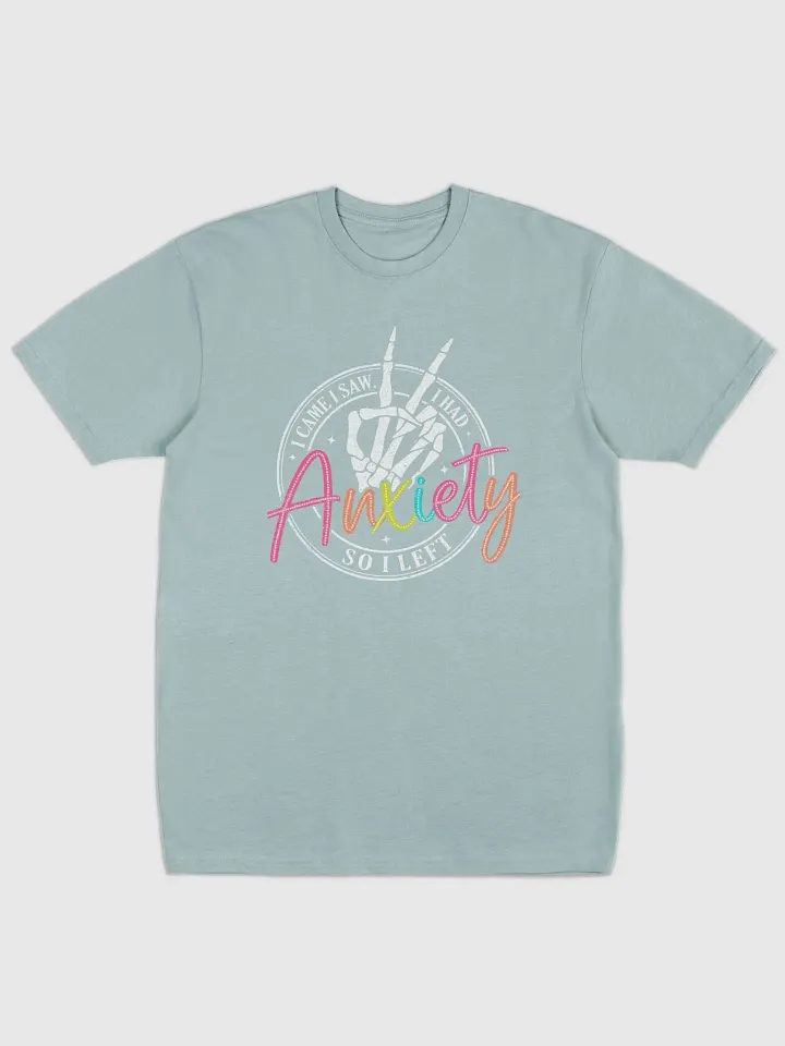Vibrant Anxiety Typography Tee product image (4)