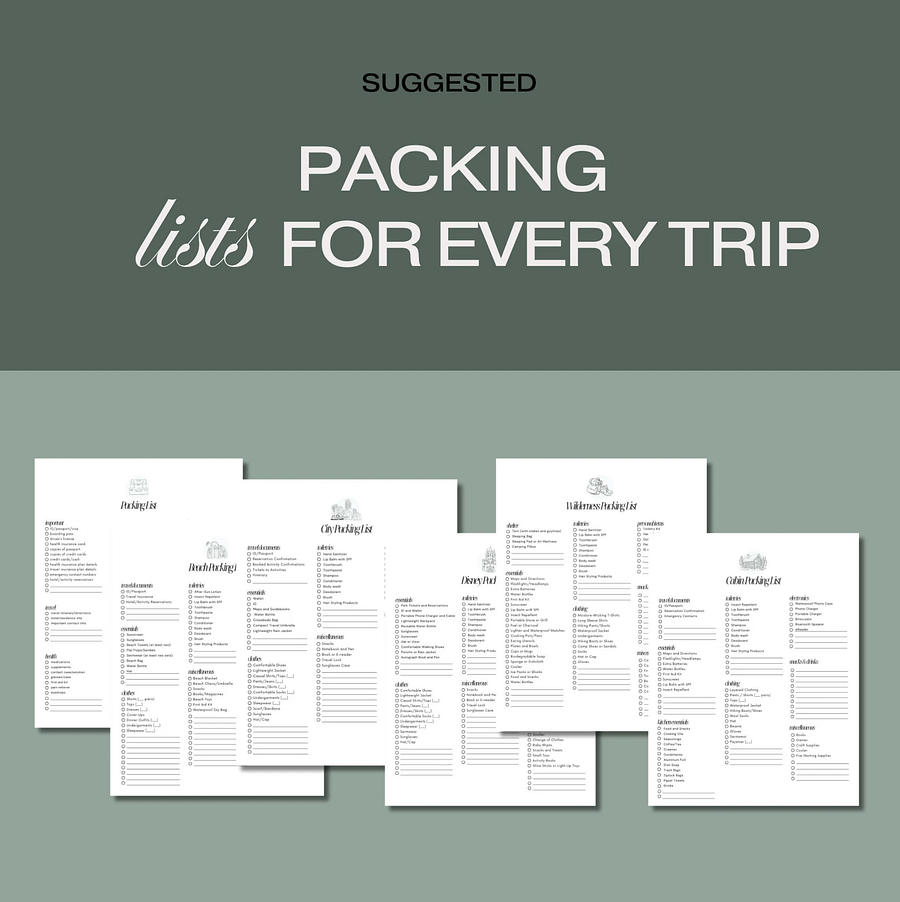 Ultimate Travel Planner | A5 & Letter Size product image (6)