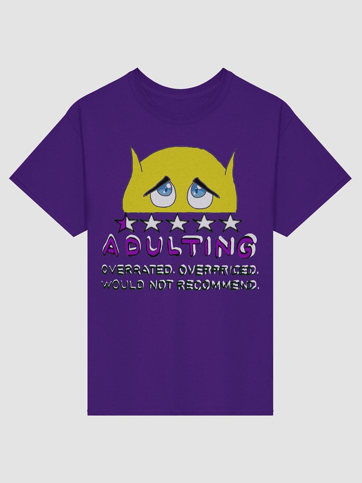 cuebean's "Adulting" T'shirt product image (8)