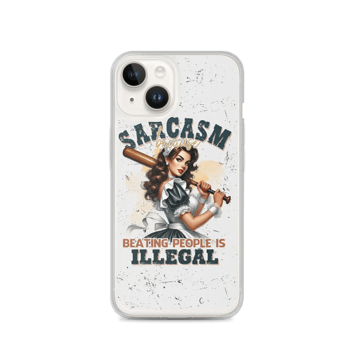 Sarcastic Maid iPhone® Clear Case product image (4)