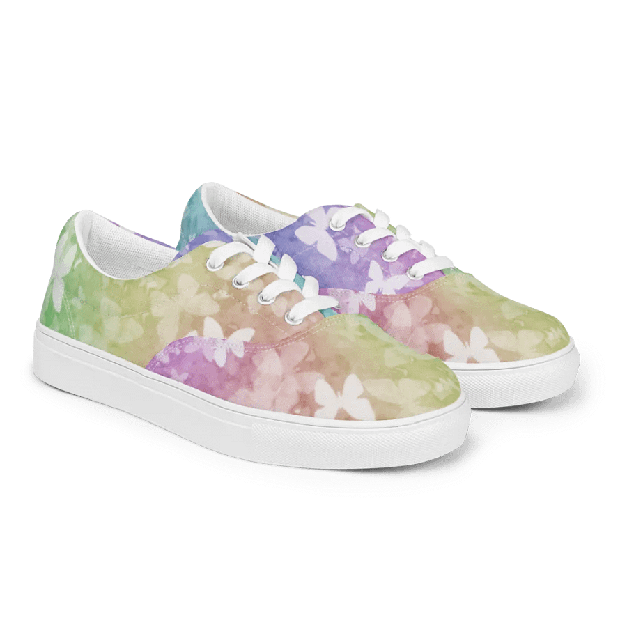 butterfly rainbow frost canvas shoes (womens) product image (3)
