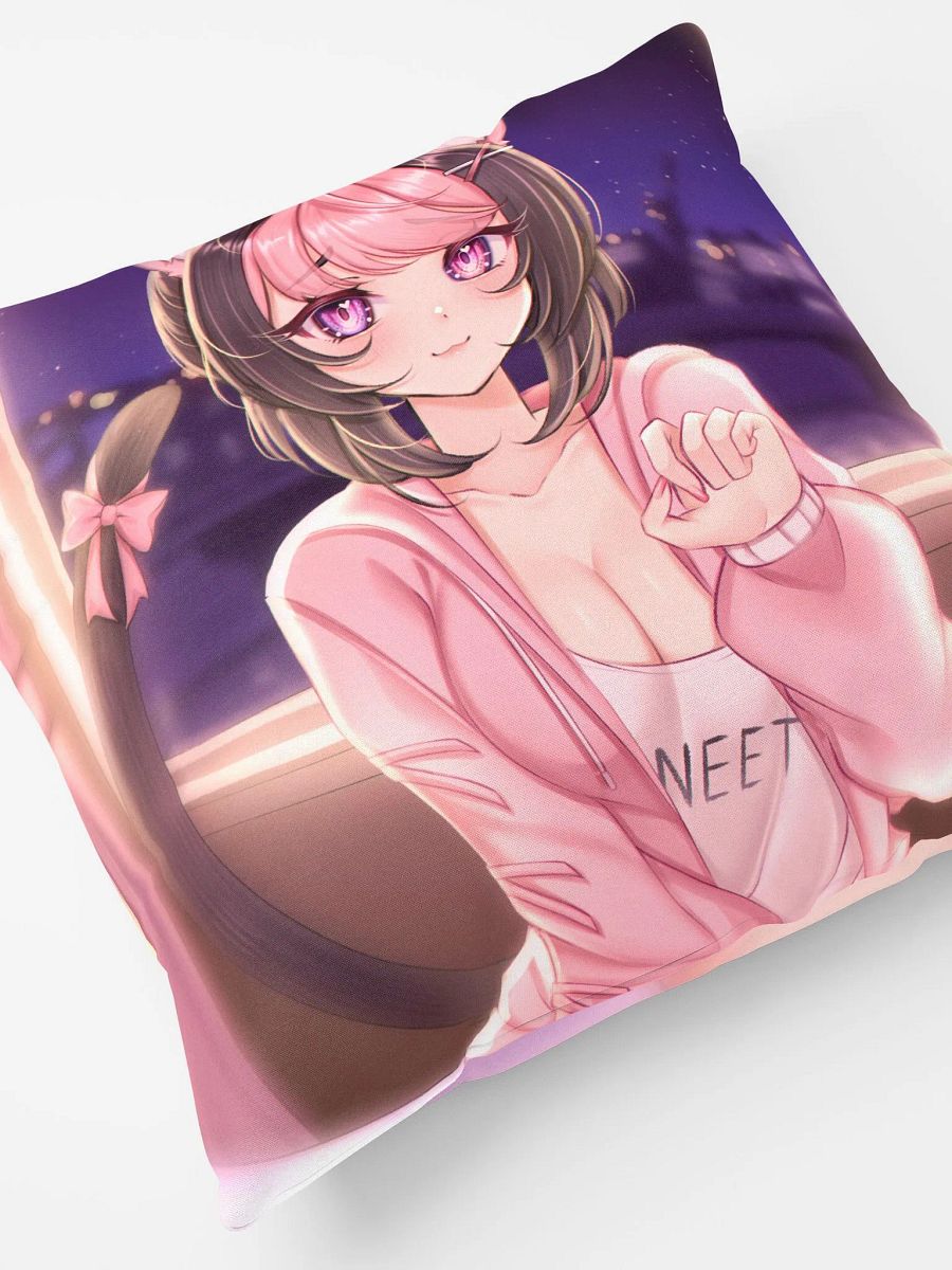neko bedtime strawb thigh pillow | 2 sided product image (4)